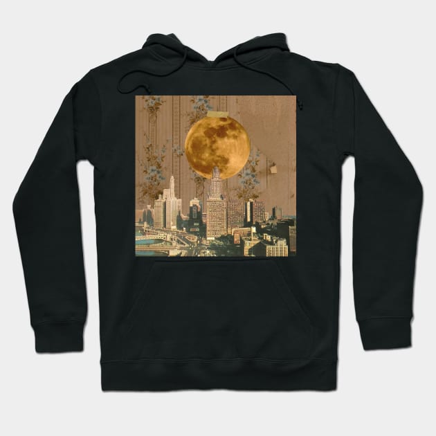 Old Chicago - Surreal/Collage Art Hoodie by DIGOUTTHESKY